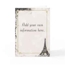 Eiffel Tower French Stationery