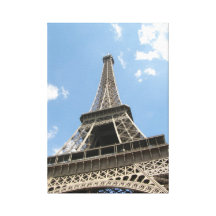 Eiffel Tower Garden Gallery Wrapped Canvas