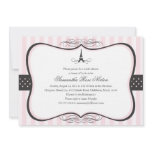 Eiffel Tower Paris Bridal Shower Personalised Announcement