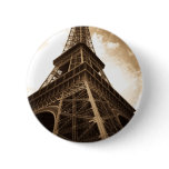 Eiffel tower Paris Pinback Buttons