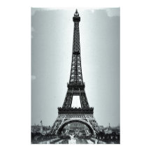 Eiffel Tower Paris France Customized Stationery