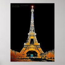 Eiffel Tower, Paris, France Posters