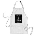 Eiffel Tower Paris Pattern Personalised Apron