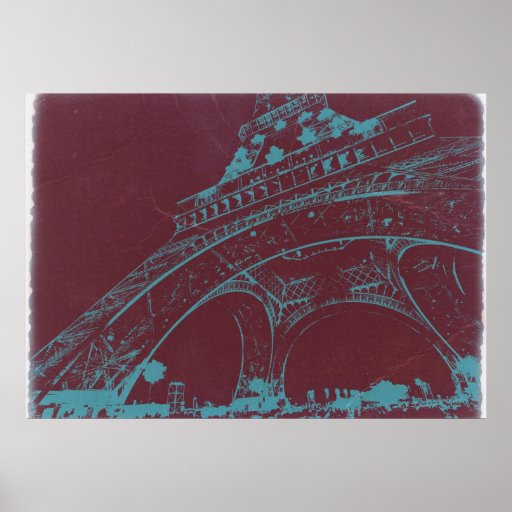 Eiffel Tower Paris Poster