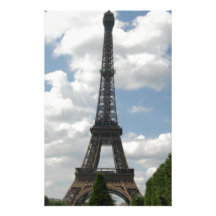 Eiffel Tower Personalized Stationery