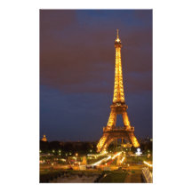 Eiffel Tower Personalized Stationery
