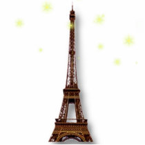Eiffel Tower Photo Sculpture