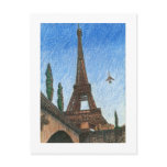 Eiffel Tower postcards