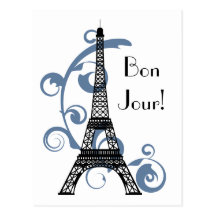 Eiffel Tower Postcard