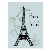 Eiffel Tower Postcard
