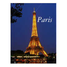 Eiffel Tower Postcard