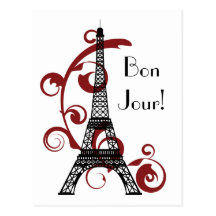 Eiffel Tower Postcard