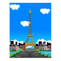 Eiffel Tower Postcards