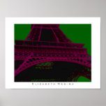 Eiffel Tower ~ Print / Poster Abstract Modern