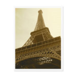 Eiffel Tower Sepia Postcard