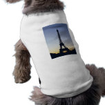 Eiffel Tower Silhouette Dog Tee