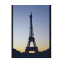 Eiffel Tower Silhouette Postcards
