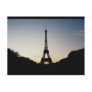 Eiffel Tower Silhouette Postcards