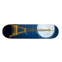 Eiffel Tower Skateboard