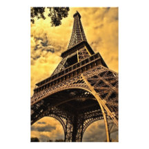 Eiffel Tower Stationery Paper
