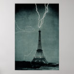 Eiffel Tower Struck posters