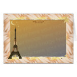 Eiffel Tower, Template Greeting Card