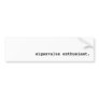 Eigenvalue Enthusiast Bumper Stickers