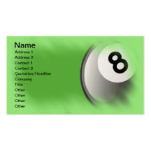 Eight Ball Business Cards
