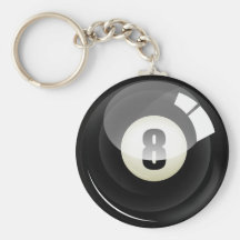 Eight Ball Key Chain