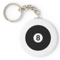 eight ball keychain