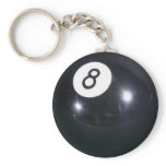 Eight ball keychains
