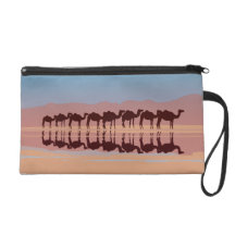 Eight camels in hot desert wristlets