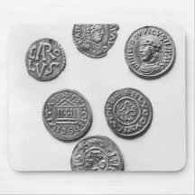 Eight Carolingian coins Mousemats