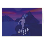 Eight of Cups Greeting Card