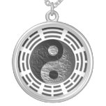 Eight Trigrams Yin Yang Embossed-Like Dragon Pendants