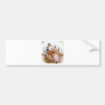 Eighteenth Century French Couple in Garden Bumper Stickers