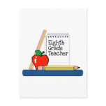 Eighth Grade Teacher (Notebook) postcards