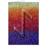 Eihwaz Rune Note Card