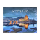 Eilean Donan Castle at Night Postcard