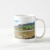 Eilean Donan Castle colour Coffee Mugs