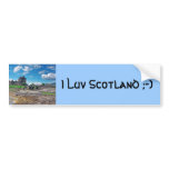 Eilean Donan square, I Luv Scotland ;-) bumper stickers