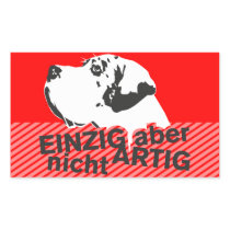 EINZIG ohne mit und ARTIG Stickers