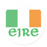 EIRE Irish Flag Stickers