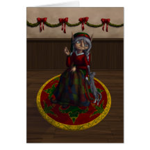Eirene the Quilt Elf Greeting Cards