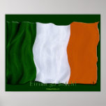Éirinn go brách! Irish Flag Wall Print
