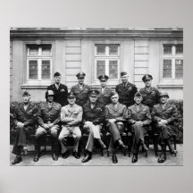 Eisenhower, Patton, Bradley, et. al. Posters