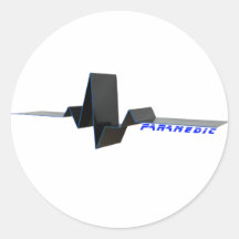 EKG Paramedic Stickers