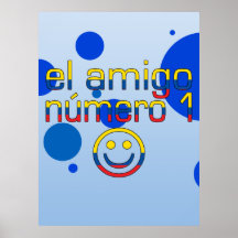 El Amigo Número 1 in Ecuadorian Flag Colours 4 Boy Print