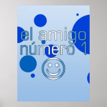 El Amigo Número 1 in Guatemalan Flag Colours 4 Boy Print
