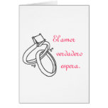 El amor verdadero espera. cards